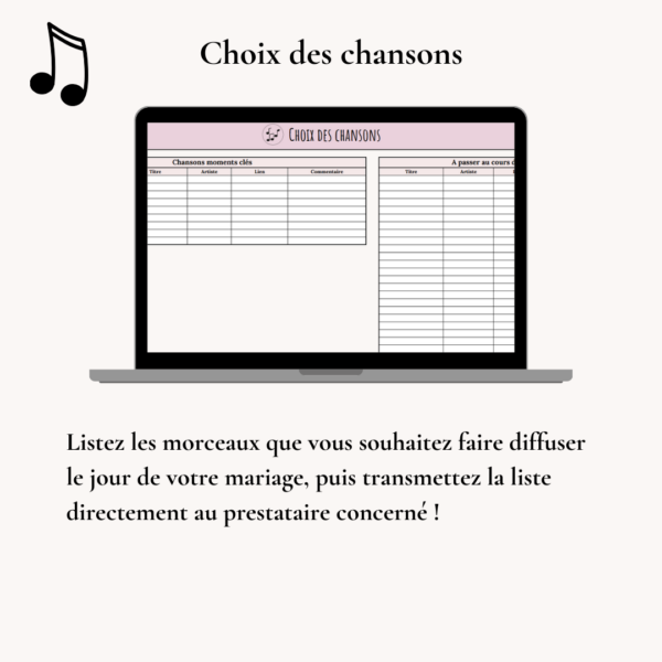 Fichier organisateur de mariage – Image 8