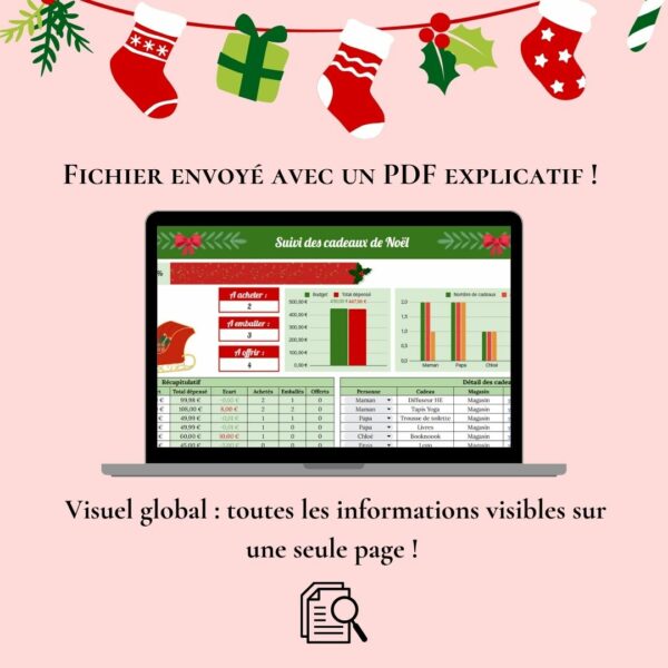 Fichier organisateur de cadeaux de Noël – Image 2